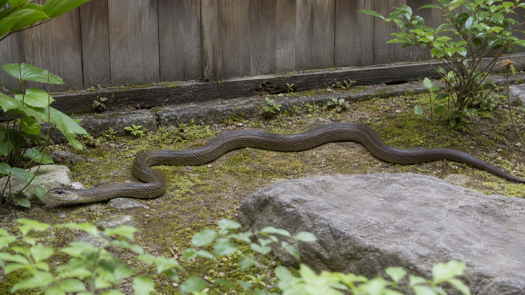 アオダイショウ