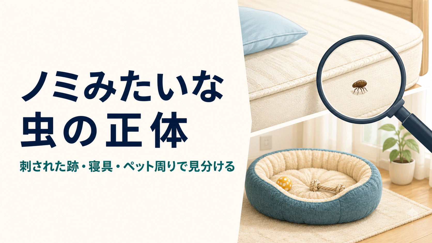 ノミみたいな虫は何？跳ねる・飛ぶ・刺す虫の見分け方